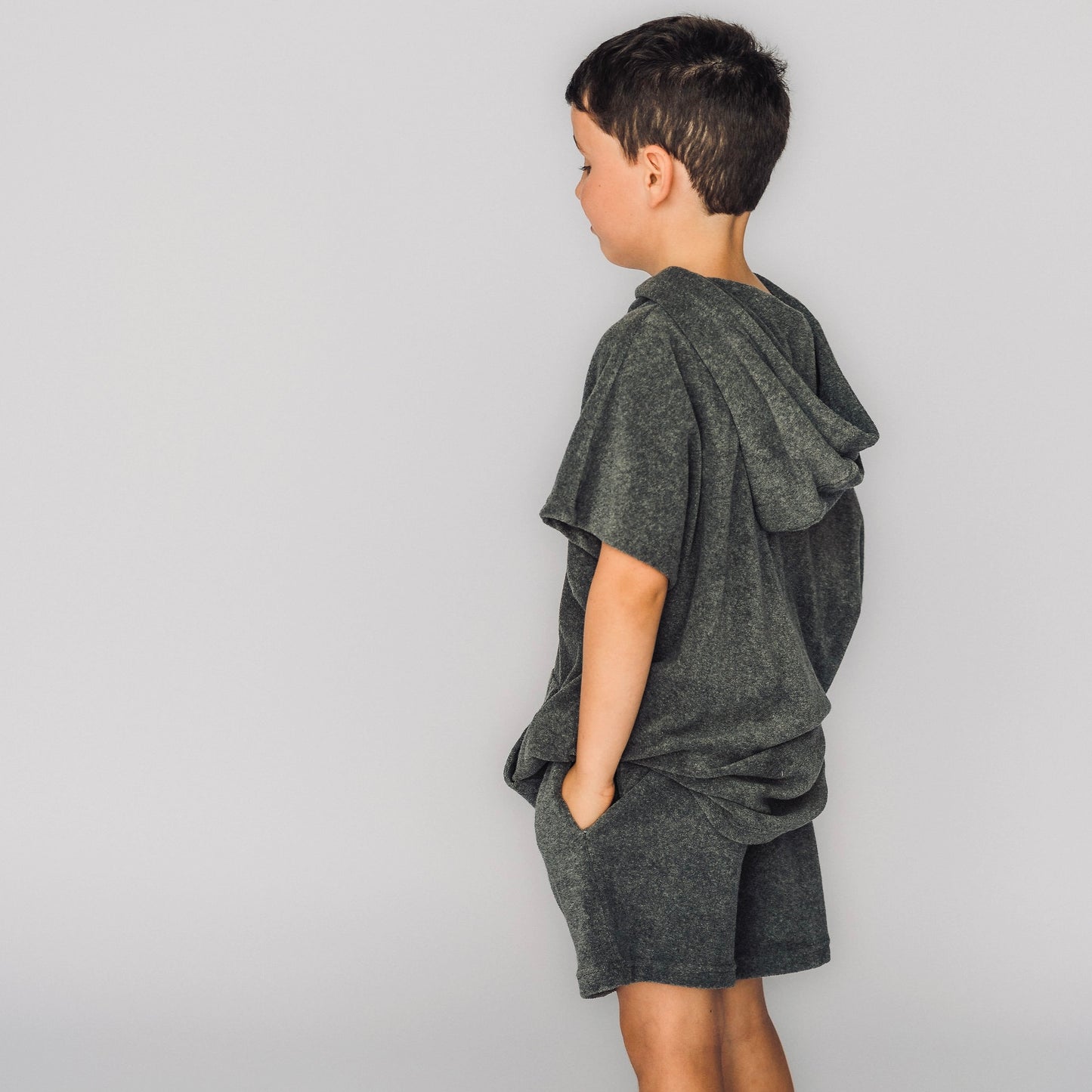 Terry Towel Rugii - Hooded Towel and Short set