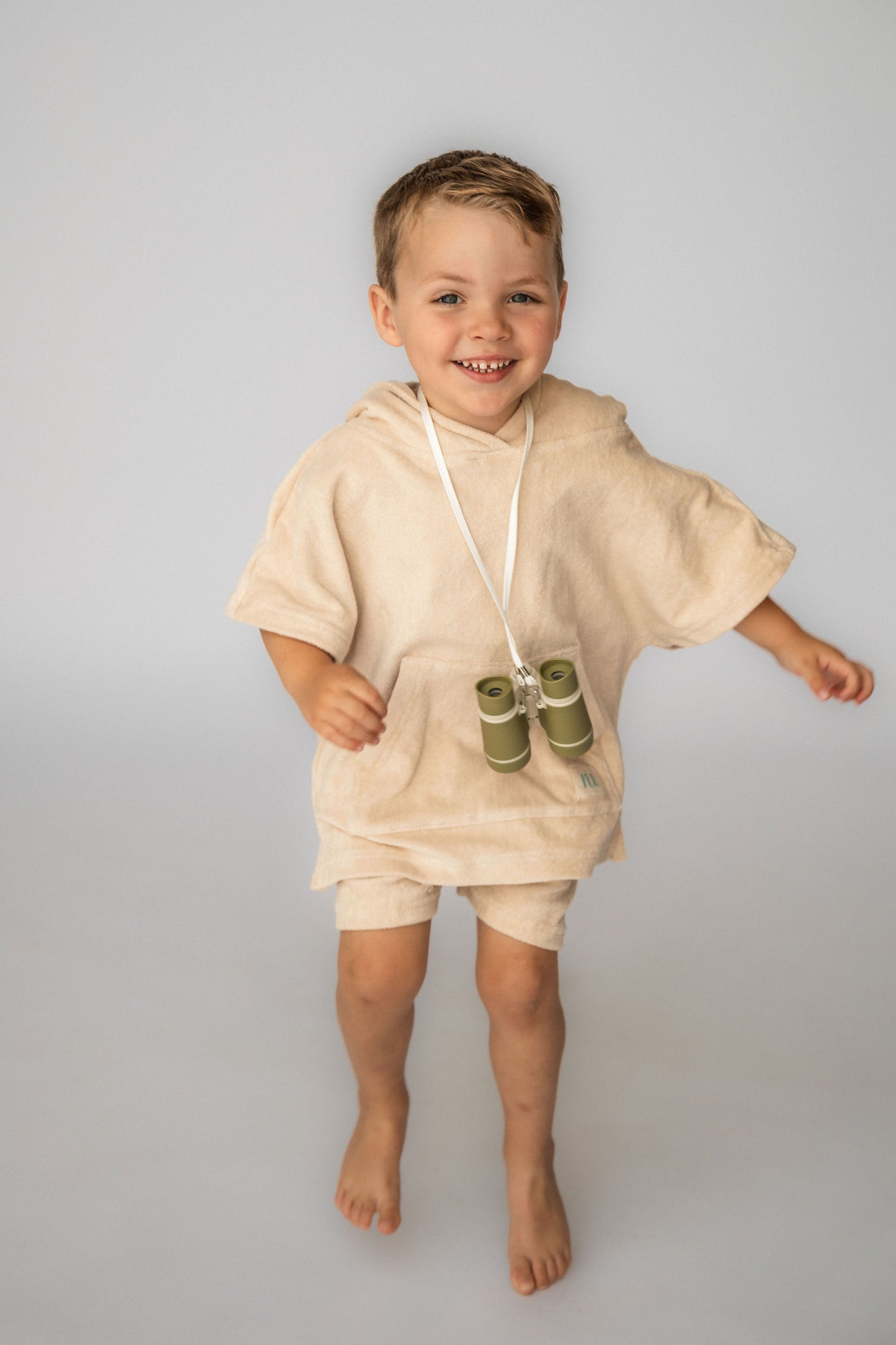 Terry Towel Rugii - Hooded Towel and Short set