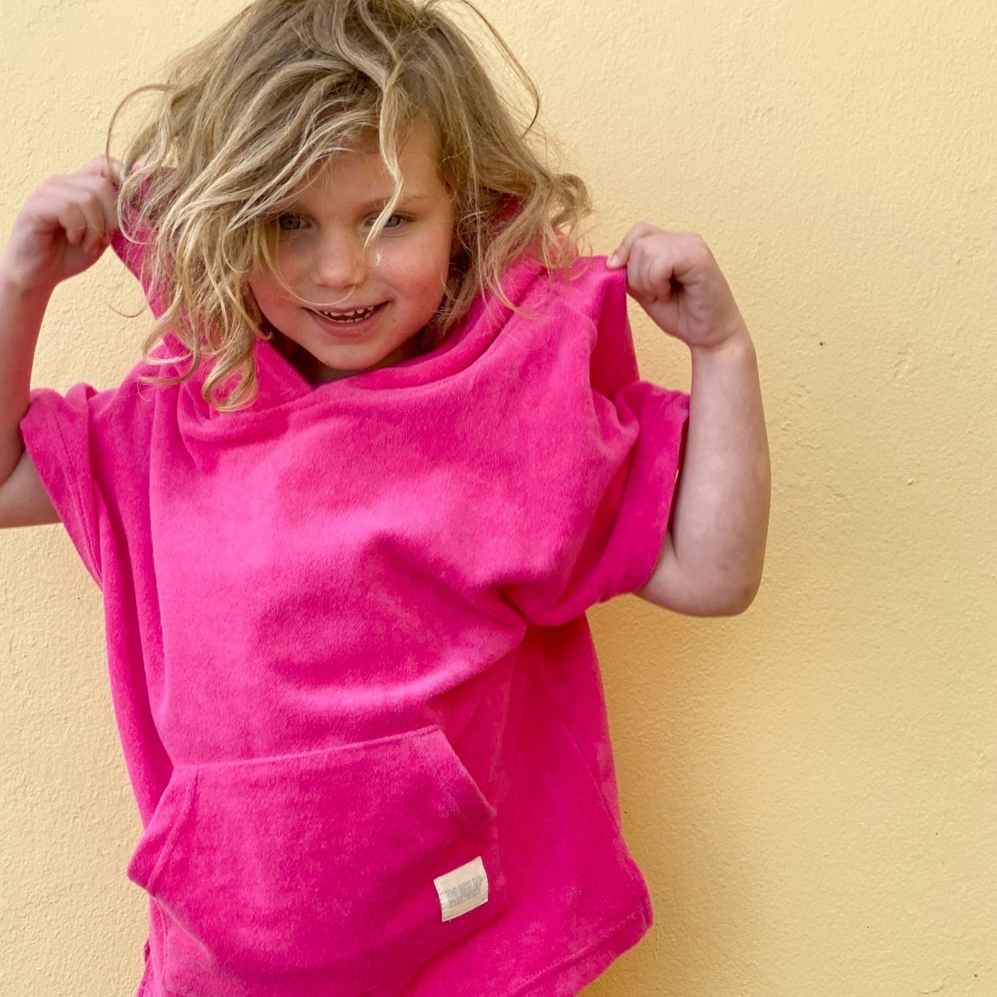 Hot pink Terry towelling set