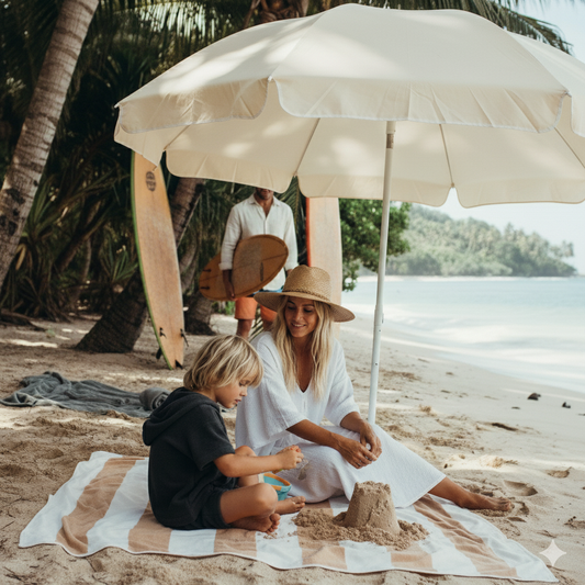 Terry Towel Rugii Set - Charcoal